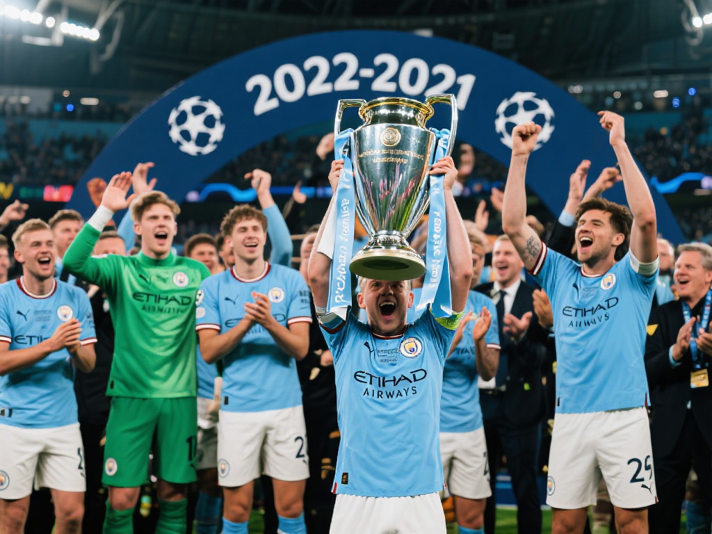 曼城欧冠主场27场不败,卫冕之路势不可挡! 在2022-2023赛季,曼城最终捧起队