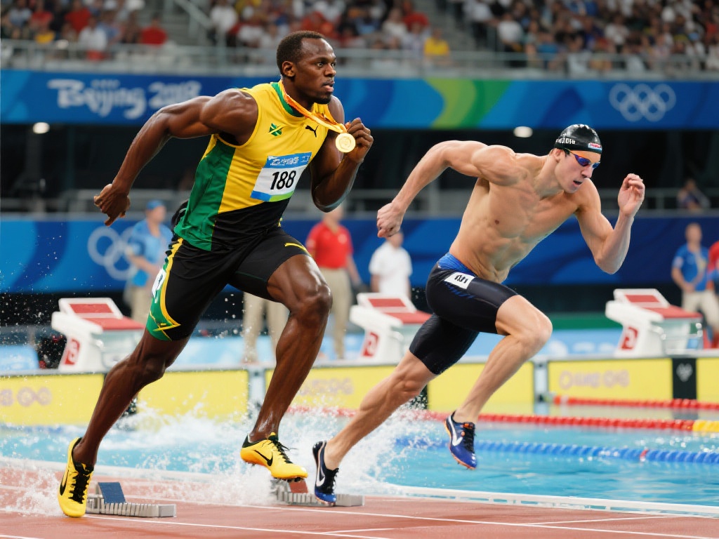 典型案例：博尔特与菲尔普斯改变世界速度与