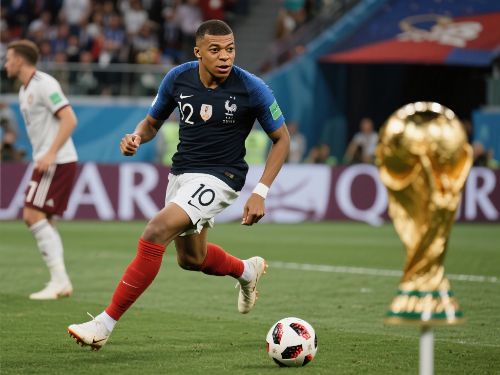 姆巴佩国家队进球数破42,超普拉蒂尼升至法国队史第四 从2017年首次代表法国队亮相到今天累计
