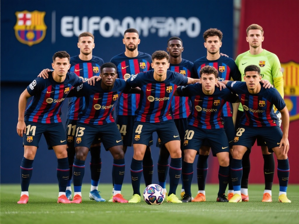 巴萨新赛季阵容亮相,剑指欧洲巅峰荣耀 在后防线上,巴萨也进行了升级调整。新加盟
