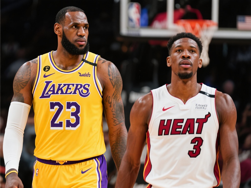 湖人与热火的故事背景深厚
作为NBA中